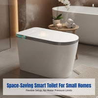 Smart Toilet, Automatic Bidet, Home, High Water Pressure, Large Seat, Warm Air