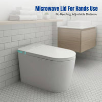 Smart Toilet, Automatic Bidet, Home, High Water Pressure, Large Seat, Warm Air