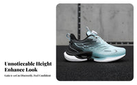 Men's Running athletic shoes Height Increase, 10cm Thick Sole, impact Absorption, Youth everyday Shoes