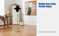 Plush Mannequin Head, Adjustable Hat Stand, Wig Display Holder, Jewelry Rack for Boutique