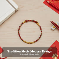 2026 Zodiac Red String Bracelet, Handmade Woven Eight Patron Buddha Bracelet, fortunate protective piece for Men Women partners Students