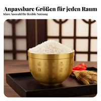 Brass Ashtray, Treasure Bowl, Engraved Fu, Gold Toad, Desktop Decor
