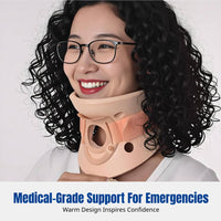 Adjustable Philadelphia Cervical Neck Brace, Polymer Support, Adult Child, Emergency Medical
