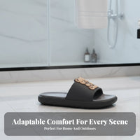 2025 Cartoon teddy house shoes, Unisex Summer Indoor Outdoor Non-Slip Thick Sole, Couple Home Bathroom Slides