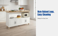 Kitchen Storage Rack, Multitier Floor Cabinet, Food Prep Table, Modern Organizer, Multi-Functional Cupboard