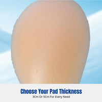Skiing Silicone Pad, Coccyx, Pelvic, Knee, Elbow Protection, Anti-Fall Pad, Thickened, Comfortable Fit, Multi-Use Sports Guard
