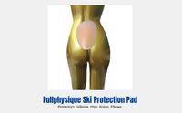Skiing Silicone Pad, Coccyx, Pelvic, Knee, Elbow Protection, Anti-Fall Pad, Thickened, Comfortable Fit, Multi-Use Sports Guard