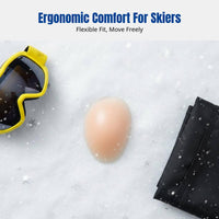Skiing Silicone Pad, Coccyx, Pelvic, Knee, Elbow Protection, Anti-Fall Pad, Thickened, Comfortable Fit, Multi-Use Sports Guard
