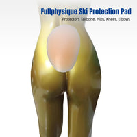 Skiing Silicone Pad, Coccyx, Pelvic, Knee, Elbow Protection, Anti-Fall Pad, Thickened, Comfortable Fit, Multi-Use Sports Guard
