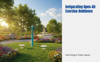 Outdoor Fitness Equipment, Community Walking Machine, Public Training Set, Full Body Workout