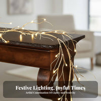 light-emitting diode Birch Branch Flexible branch, Warm cream, Christmas Wedding Decoration, Artistic Design