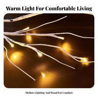 light-emitting diode Birch Branch Flexible branch, Warm cream, Christmas Wedding Decoration, Artistic Design