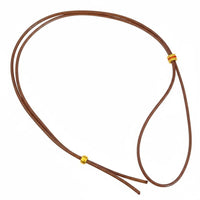 Adjustable Braided Necklace Cord Colorfast Handmade Pendant Hanging Rope Gold Chinese Knotting Cord for DIY Crafters