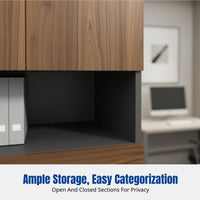 Wooden Filing Cabinet, Storage Shelf, Office Storage Cabinet, Floor Standing Shelving Unit, Modern Minimalist Board Furniture