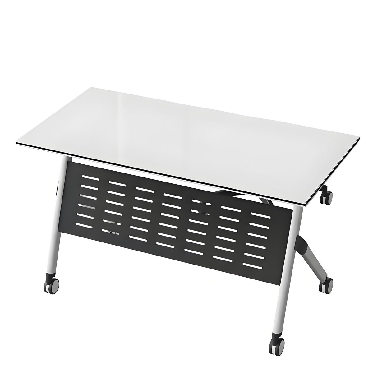 Mobile Adjustable Training Table, Folding Conference Desk, Modern Minimalist Office Table