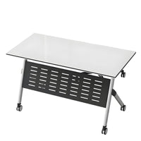 Mobile Adjustable Training Table, Folding Conference Desk, Modern Minimalist Office Table