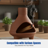 Ceramic incense holder for Palo Santo burning