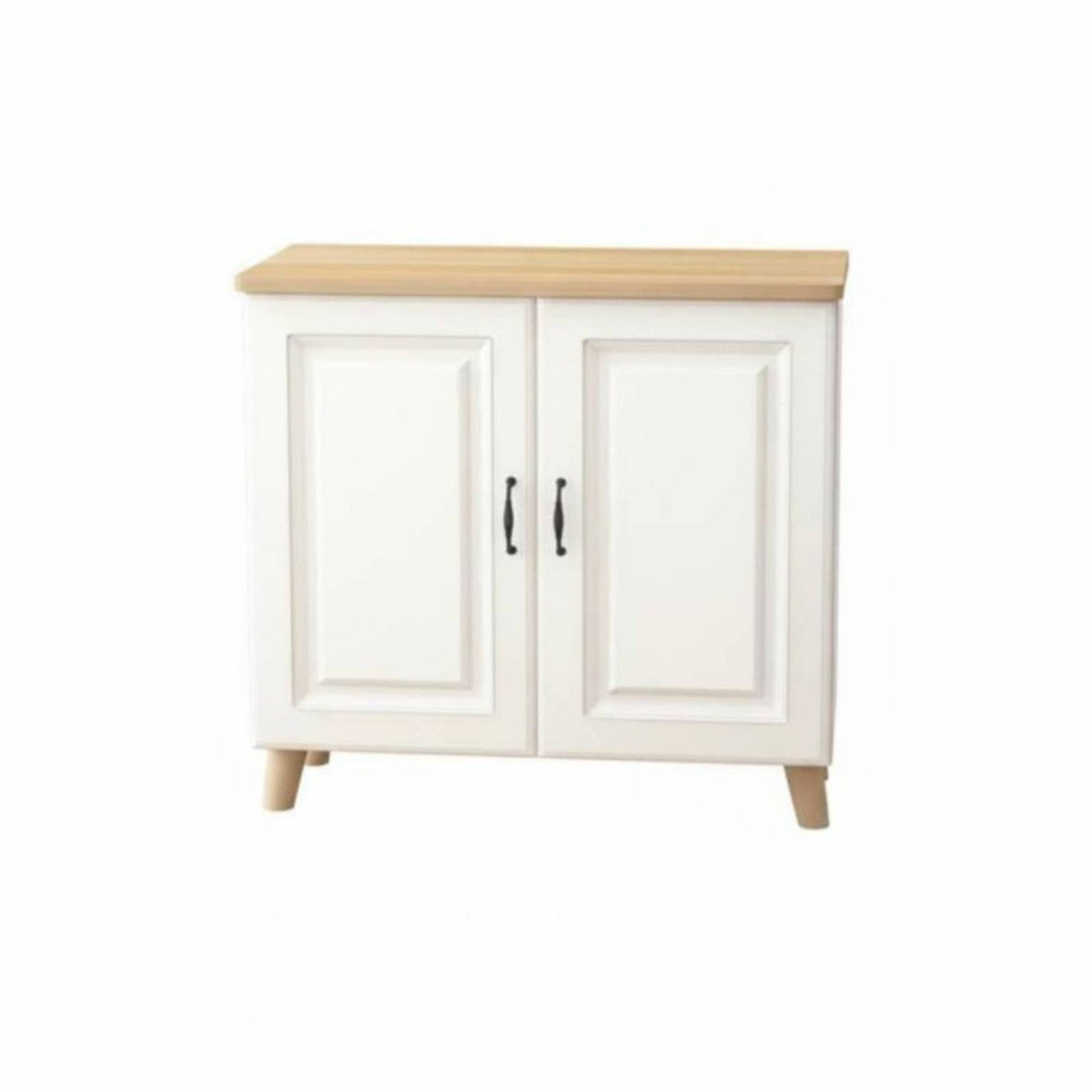 Kitchen Floor Storage Cabinet, Multitier Rack, Food Prep Table, Thickened Board, Modern Design