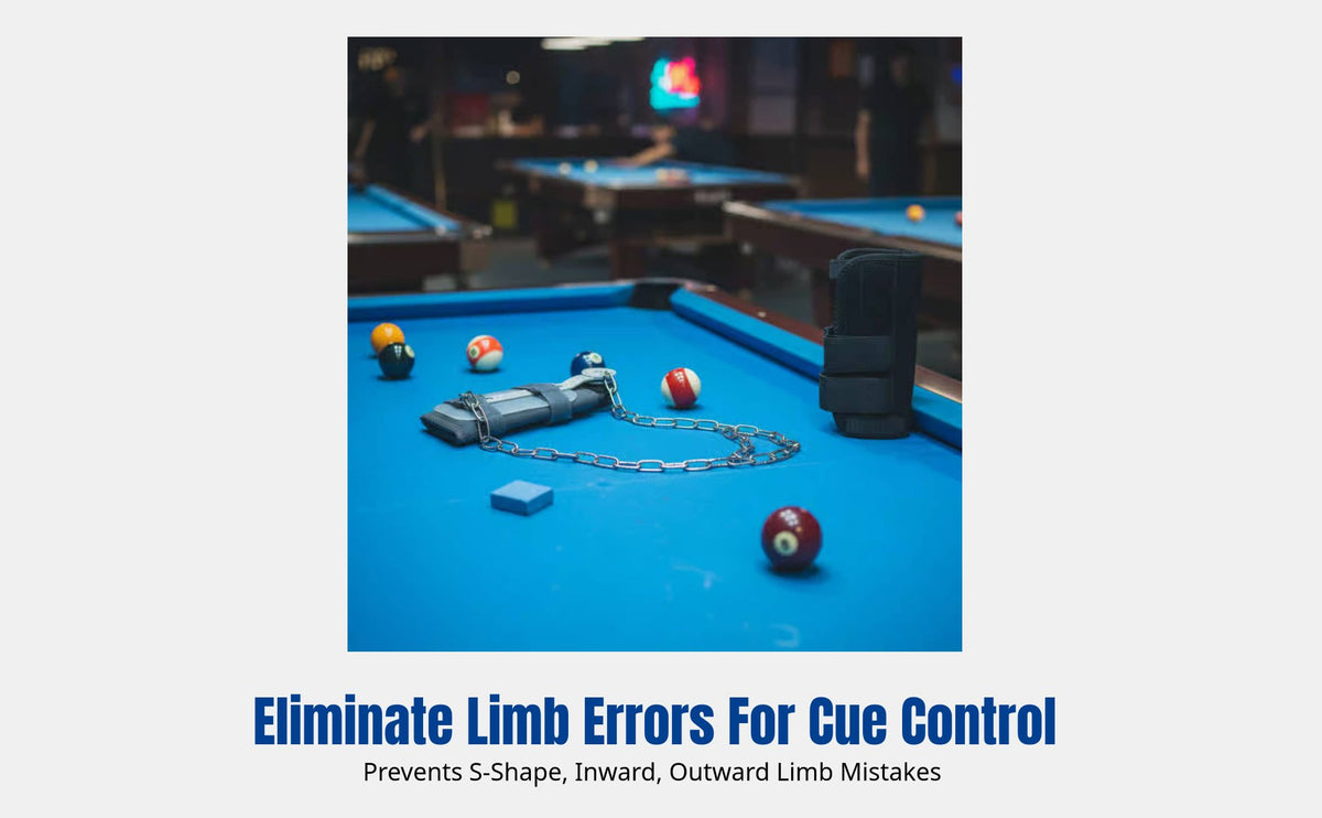Billiards Posture Limb Position, Cue Action Stability, Adjustable Support, Snooker Pool Training Aid