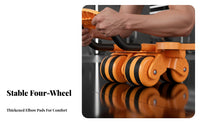 Ab Wheel, Automatic Return, Four-Wheel Home Fitness Equipment for Core Training
