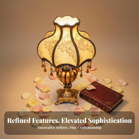 European design Table light fixture, Vintage Luxury Bedside Cabinet Light, Romantic Bedroom Atmosphere Lighting