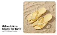 Travel Foldable House Shoes, Portable Non-Slip Sandals, Unisex Shower Flip Flops for Bathroom, Beach, Business Trip
