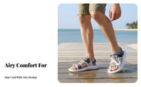 Thickened Sole Sandals, Men's Summer Non-Slip Beach Shoes, Breathable Outdoor sandals