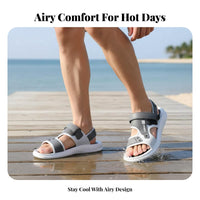 Thickened Sole Sandals, Men's Summer Non-Slip Beach Shoes, Breathable Outdoor sandals