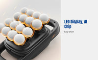 Electric Muscle Massager, 16 Heads, Adjustable Power, LED Display, Deep Tissue Relief for Neck, Waist, Leg, Men & Women