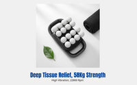 Electric Muscle Massager, 16 Heads, Adjustable Power, LED Display, Deep Tissue Relief for Neck, Waist, Leg, Men & Women