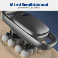 Electric Muscle Massager, 16 Heads, Adjustable Power, LED Display, Deep Tissue Relief for Neck, Waist, Leg, Men & Women