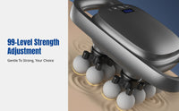 Electric Muscle Massager, 16 Heads, Adjustable Power, LED Display, Deep Tissue Relief for Neck, Waist, Leg, Men & Women
