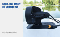 Paddle Board Underwater Electric Propeller, Surfboard Mount Engine, Twin Model, Forward/Reverse, Long Battery, PVC