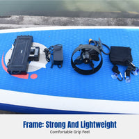 Paddle Board Underwater Electric Propeller, Surfboard Mount Engine, Twin Model, Forward/Reverse, Long Battery, PVC