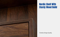 vintageera Wooden Magazine Rack, Floor Standing Multi-Tier Display Shelf, Wall-Leaning Storage Organizer