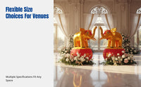 Gold Inflatable Lion, Wedding Decoration, Festive Symbol, Quick Setup, Auspicious for Celebrations