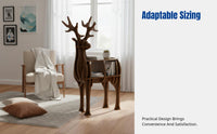 Nordic Book Rack, Creative Deer-Shaped Storage Shelf, Animal-Inspired Design, Home Decor, Shop Display, Multitier Wood