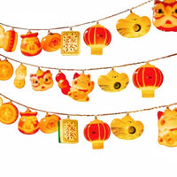 Holiday Snake Year Atmosphere Light, Auspicious Character Decor