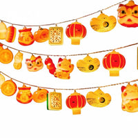 Holiday Snake Year Atmosphere Light, Auspicious Character Decor