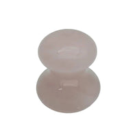 Pink Crystal Mushroom Massage Stone, Facial, Neck, Manual Gua Sha Board