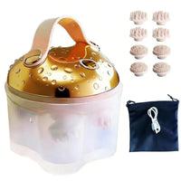 Waterproof Electric Scalp Massager, 8-Prong Kneading, Red Light Hair Care Device