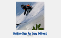 Transparent Acrylic Ski Wax, Durable, For Snowboard & Ski Maintenance