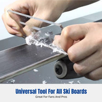 Transparent Acrylic Ski Wax, Durable, For Snowboard & Ski Maintenance