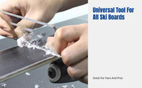 Transparent Acrylic Ski Wax, Durable, For Snowboard & Ski Maintenance
