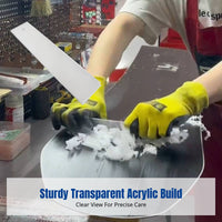 Transparent Acrylic Ski Wax, Durable, For Snowboard & Ski Maintenance