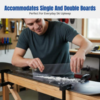 Transparent Acrylic Ski Wax, Durable, For Snowboard & Ski Maintenance