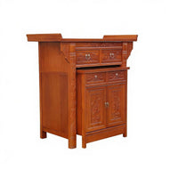 Hardwood Altar Table, Buddhist Cabinet, Home Prayer Table, Chinese Style, Elderly
