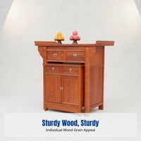 Hardwood Altar Table, Buddhist Cabinet, Home Prayer Table, Chinese Style, Elderly