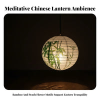 Chinese Design Paper Lantern Foldable Round Chinese Paper Lantern Lightweight Party Supplies for Home Decor