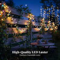 Solar LED Waterproof Color Changing Fairy Lights, Outdoor Decor for Trees, Fences